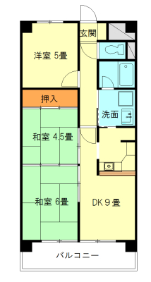 マンション木村の間取り