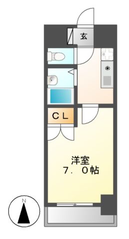 ヒサゴハイツ１の間取り