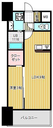 LIFEFIELD二日市駅前の間取り