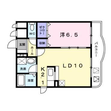 函館市杉並町のマンションの間取り