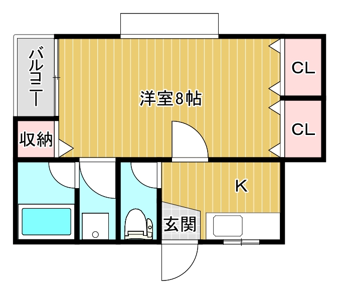 クレセント・エマIIの間取り