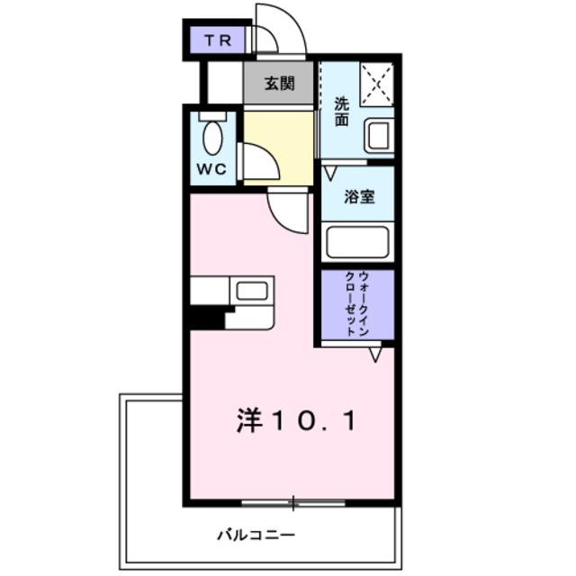 堺市堺区中瓦町のマンションの間取り