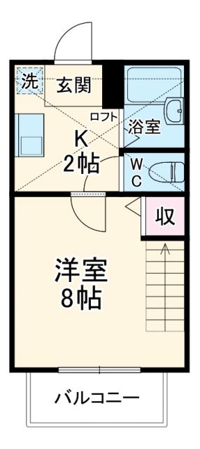 【ライトキャッスルIIの間取り】