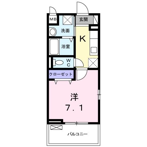 グランヒル　長岡京の間取り