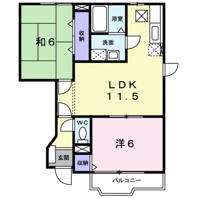 メゾンＴＫ　IIの間取り