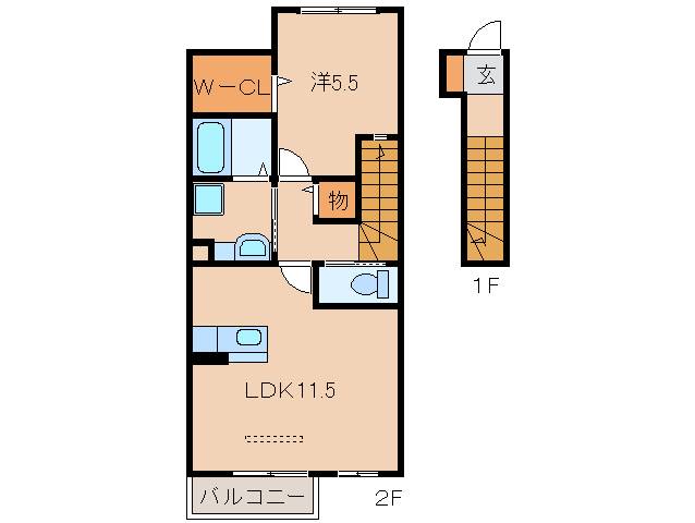 D-room Kukiの間取り