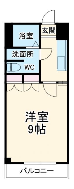 加木屋ビル１０２の間取り