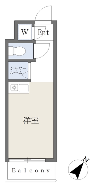 Ｇｒｏｗｃｅｌ高田馬場の間取り