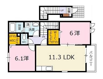 パストラルS　Ａ棟の間取り