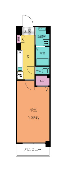 MDI　Vista　mare門司駅前～MDIヴィスタマーレ門司駅前～の間取り