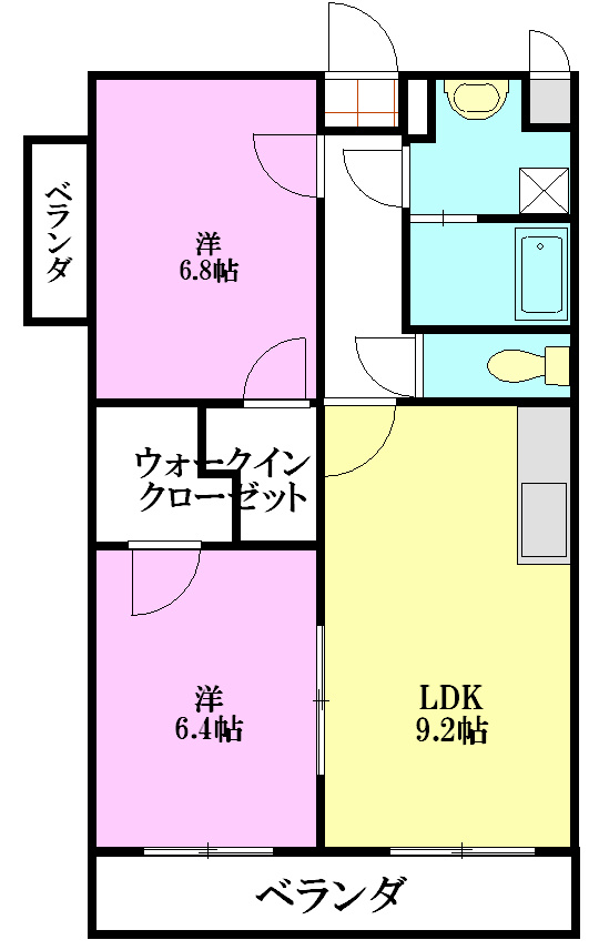 グレイス池田の間取り