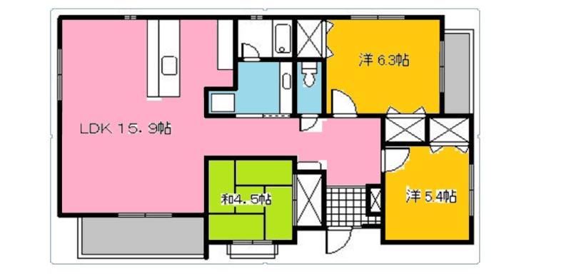 マンションみどりの間取り