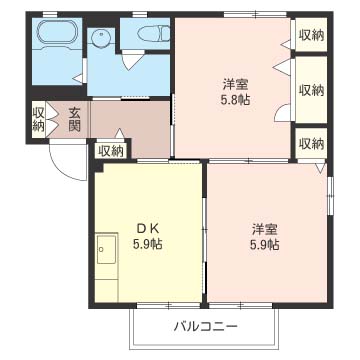 エルパラシオの間取り