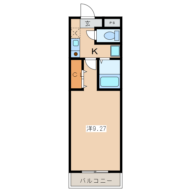 西尾市伊藤のマンションの間取り