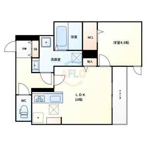 Clashist城北公園の間取り