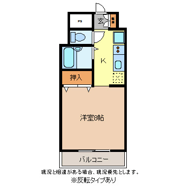 【長野市大字栗田のマンションの間取り】