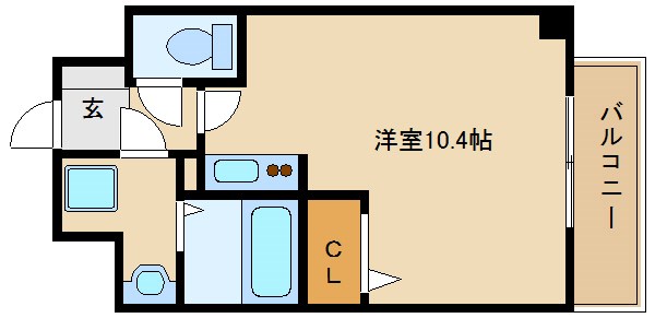 尼崎市西本町のマンションの間取り