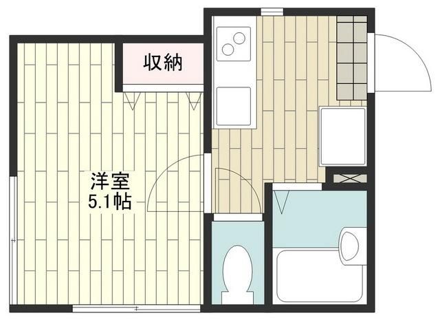 【横浜市戸塚区吉田町のアパートの間取り】