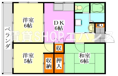 リーベンハイム中野木Ａの間取り