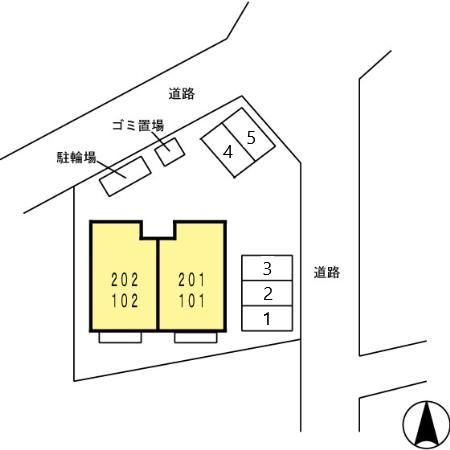 【岡山市南区植松のアパートのその他】