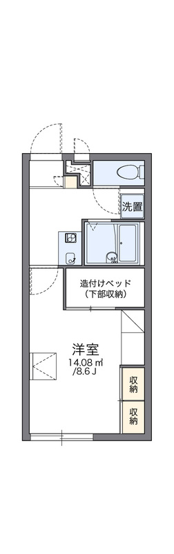 レオパレス雪月花の間取り