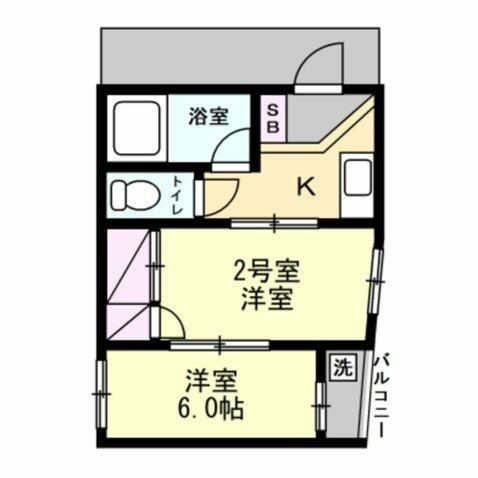 南加瀬マンションの間取り