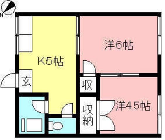 大富ハウスの間取り