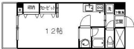 倉敷市松島のマンションの間取り