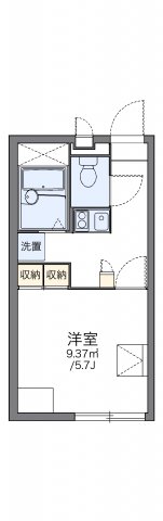 福山市駅家町大字万能倉のアパートの間取り