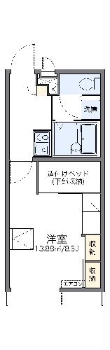 レオパレス蔵漆倶館の間取り