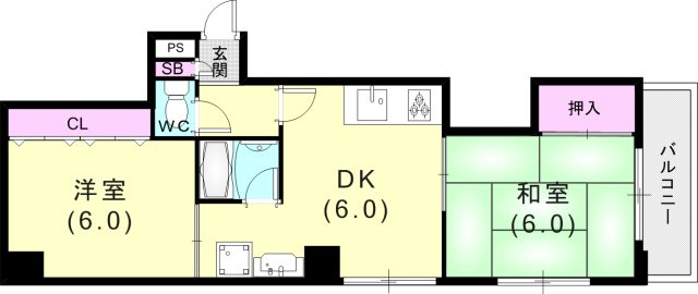 KOBEニューコーワビルの間取り