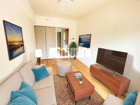 居室・リビング　本画像はＣＧで作成しており、現地に家具は置かれておりません