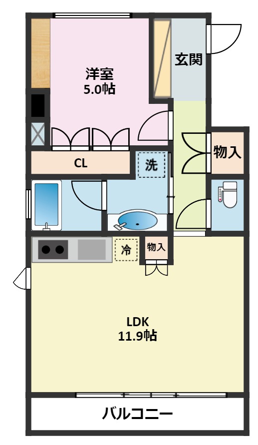 アトリオの間取り
