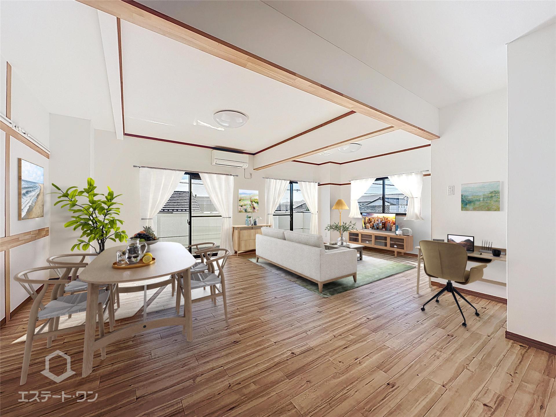 居室・リビング　とっても開放的なリビング！