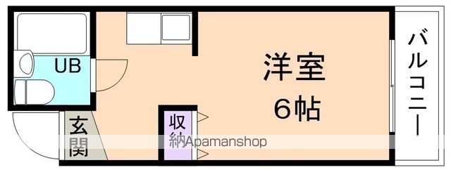ＪＲ阪和線 和歌山駅 徒歩13分 5階建 築41年の間取り写真