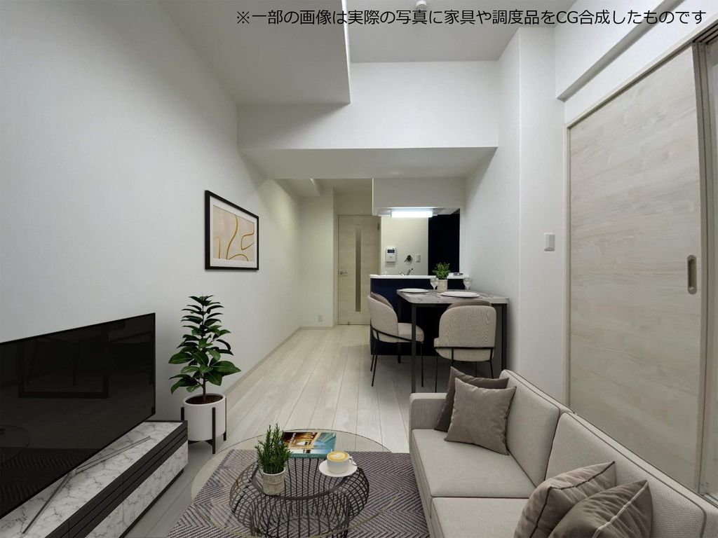 居室・リビング　※一部の画像は実際の写真に家具や調度品をCG合成したものです