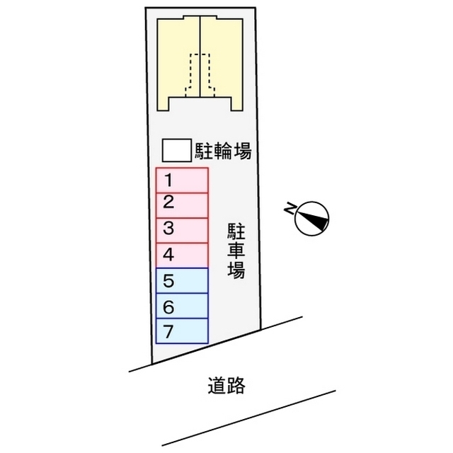 駐車場　配置図