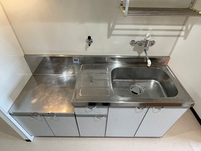 キッチン　2口ガスコンロ設置可能