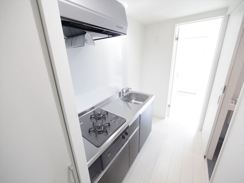 キッチン　システムキッチン（ガス2口コンロ付）同仕様写真