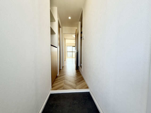 玄関　（　玄関から見た奥行き　）