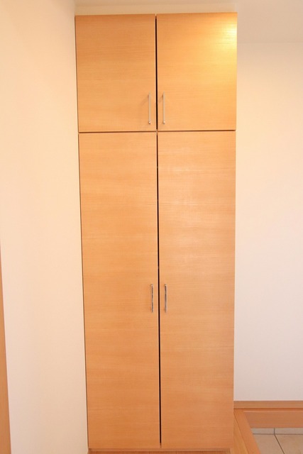 玄関　収納力のあるシューズボックス