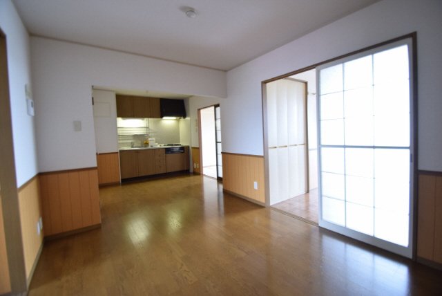 眺望　リビングのにもしっかり陽が入ります。