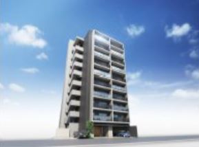 建物外観　建築時パース