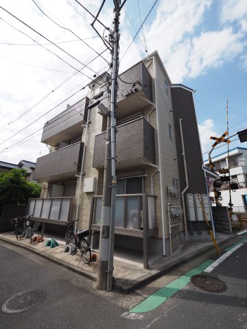 建物外観　敷地内駐輪場付のアパート