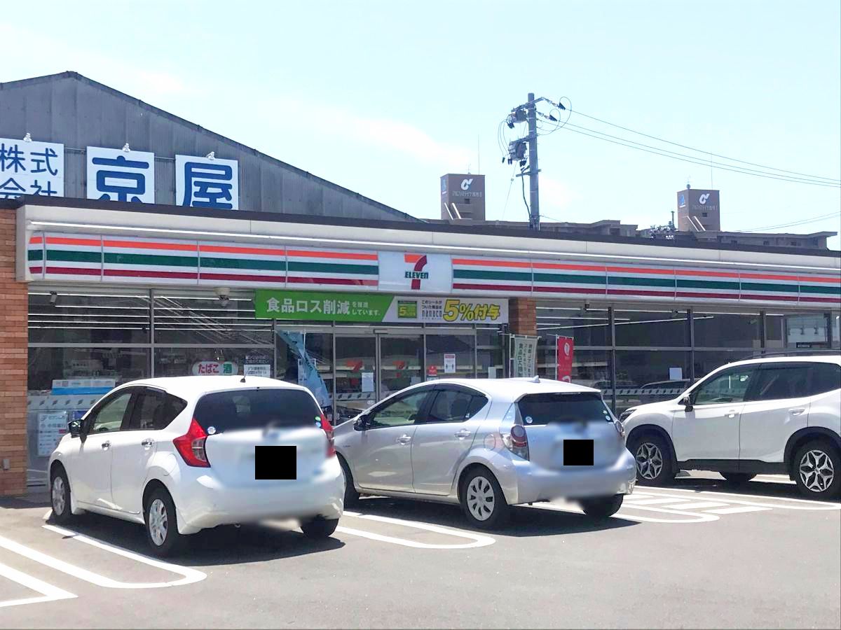 コンビニ　セブンイレブン岡山西市駅前店（コンビニ）まで206m