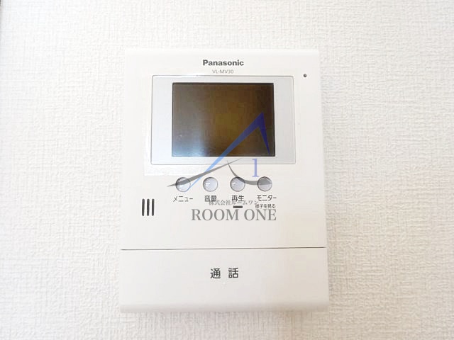 セキュリティ　モニター付きインターホンです。