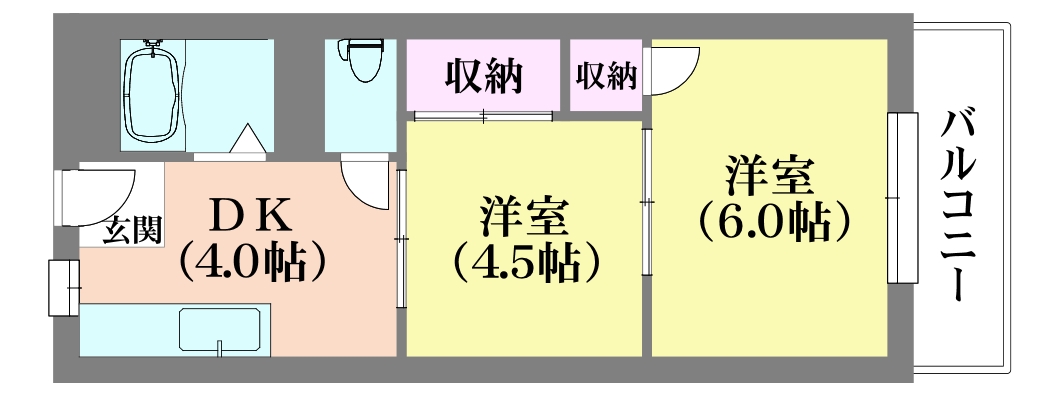 山の街サンクレバの間取り写真