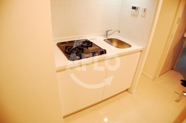 キッチン　S-RESIDENCE難波Briller ガス2口コンロシス