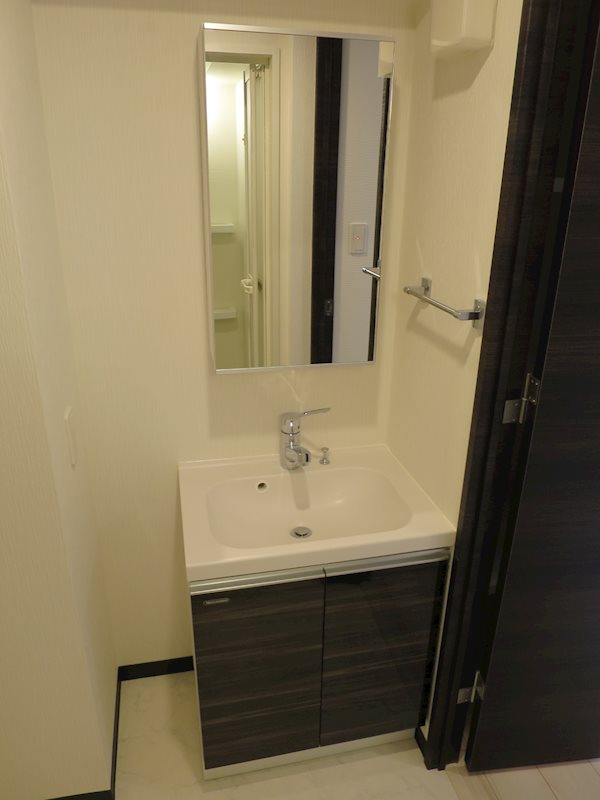 洗面設備　広い洗面スペース