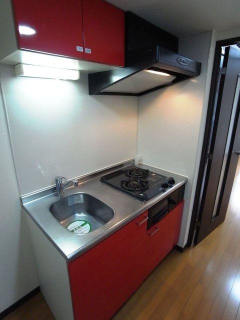 キッチン　システムキッチン（2口ガスコンロ・グリル付）